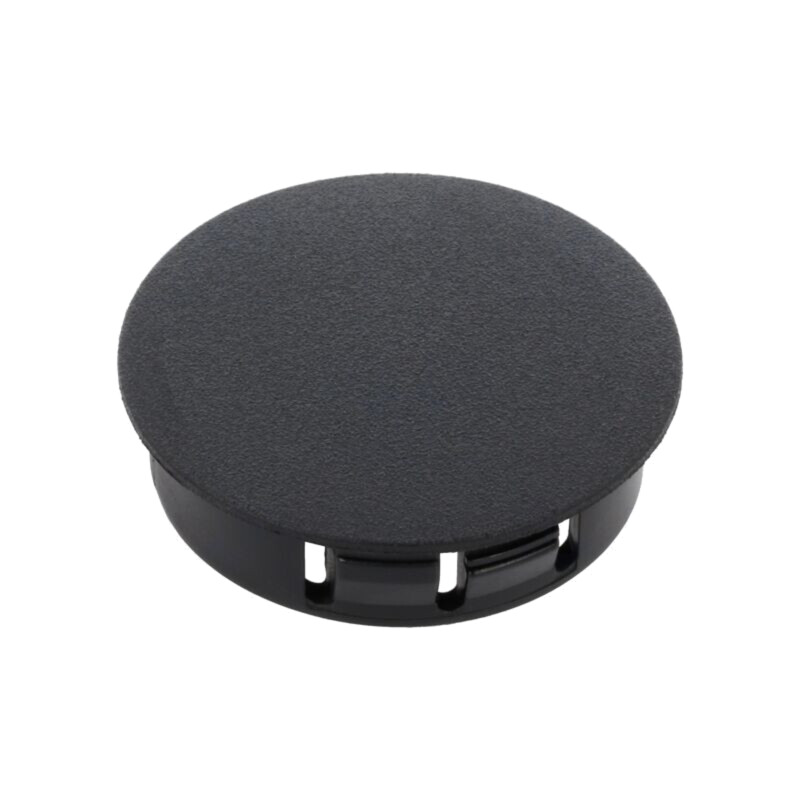Capac de protecţie; H: 11,8mm; cu împingere,clichet; neagră Capac de protecţie; H: 11,8mm; cu împingere,clichet; neagră