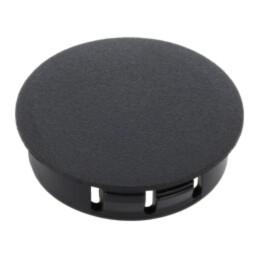 Capac de protecţie; H: 11,8mm; cu împingere,clichet; neagră