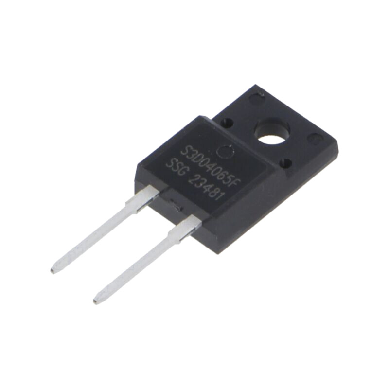 Diodă: redresoare Schottky; SiC; THT; 650V; 4A; ITO220AC; 39W; tub Diodă: redresoare Schottky; SiC; THT; 650V; 4A; ITO220AC; 39W; tub