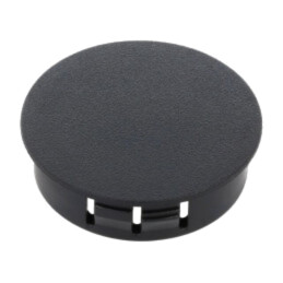 Capac de protecţie; H: 11,5mm; cu împingere,clichet; neagră