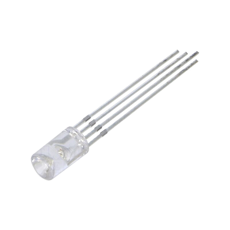 LED; RGB; 5mm; 120°; Parte frontală: concav; -30÷85°C