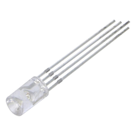 LED; RGB; 5mm; 120°; Parte frontală: concav; -30÷85°C