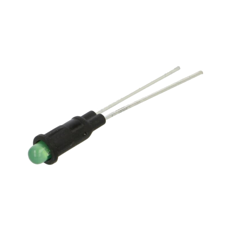 Lampă de control: LED; verde; 2,1VDC; Ø4mm; PM3; plastic; ØLED: 3mm Lampă de control: LED; verde; 2,1VDC; Ø4mm; PM3; plastic; ØLED: 3mm