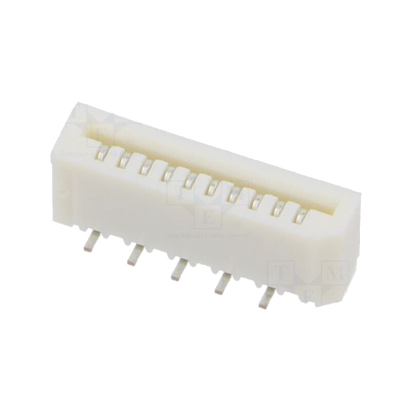 Conector: FFC/FPC; cositorit; SMT; 50V; 500mA; Easy-On; PIN: 10; 1mm Conector: FFC/FPC; cositorit; SMT; 50V; 500mA; Easy-On; PIN: 10; 1mm