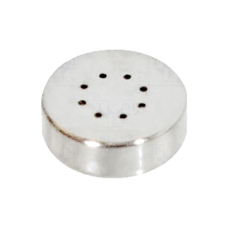 Microfon; electret; 100Hz÷10kHz; 2,2kΩ; -42dB; Ø4x1,3mm; 500uA Microfon; electret; 100Hz÷10kHz; 2,2kΩ; -42dB; Ø4x1,3mm; 500uA