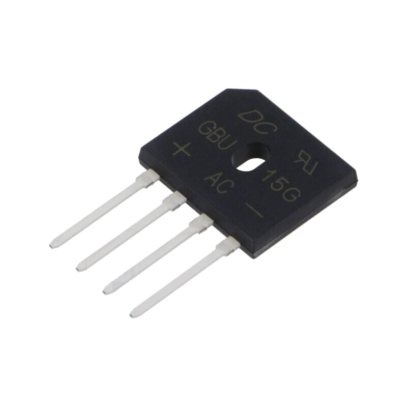 Punte redresoare: monofazat; Urmax: 400V; If: 15A; Ifsm: 240A; plată Punte redresoare: monofazat; Urmax: 400V; If: 15A; Ifsm: 240A; plată
