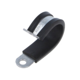 Clipsuri; Øbuclă: 25mm; W: 15mm; oţel; Material protecţie: EPDM