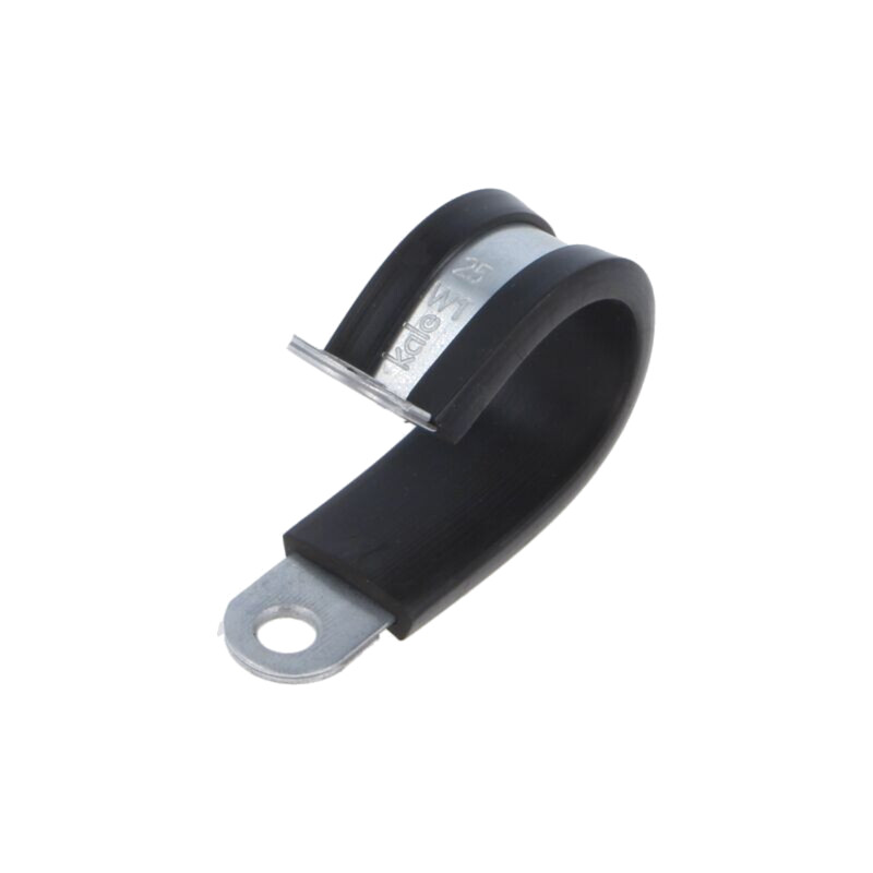 Clipsuri; Øbuclă: 25mm; W: 15mm; oţel; Material protecţie: EPDM Clipsuri; Øbuclă: 25mm; W: 15mm; oţel; Material protecţie: EPDM
