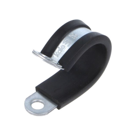 Clipsuri; Øbuclă: 23mm; W: 15mm; oţel; Material protecţie: EPDM
