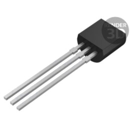 Tranzistor: NPN; bipolar; Darlington; 60V; 0,8A; 1W; TO92