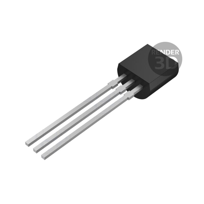 Tranzistor: NPN; bipolar; Darlington; 60V; 0,8A; 1W; TO92 Tranzistor: NPN; bipolar; Darlington; 60V; 0,8A; 1W; TO92