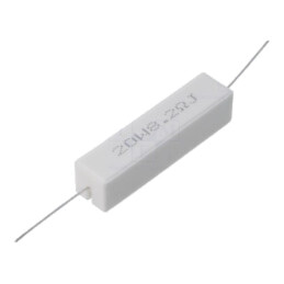 Rezistor: bobinat; cu ciment; THT; 8,2Ω; 20W; ±5%; Ø0,8x35mm