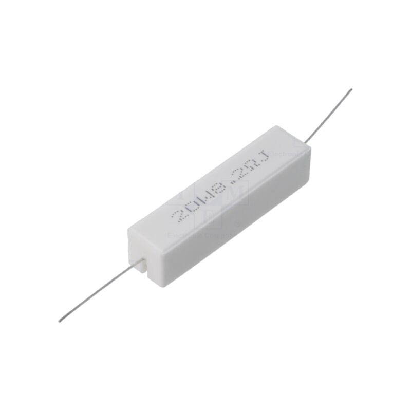 Rezistor: bobinat; cu ciment; THT; 8,2Ω; 20W; ±5%; Ø0,8x35mm