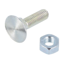 Şurub; cu două capete,cu piuliţă de fixare; M6x30; 1; Cap: plată