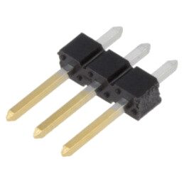 Conector: şiruri pini; şir pini; tată; PIN: 3; BERGSTIK II; drept