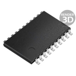 IC: digital; clichet transparent D; Ch: 8; 2÷6VDC; SMD; SO20; HC