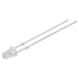 Emiţător IR; 3mm; 770÷790nm; transparent; P opt: 80÷90mW; 15°; THT
