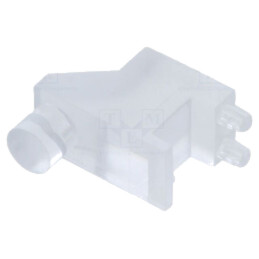 Tub pentru LED-uri; Ø3mm; Parte frontală: plat; Y: 2,5mm; X: 7,6mm
