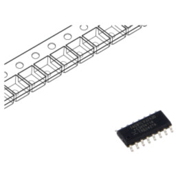 IC: digital; demultiplexor,multiplexor; SMD; SO16; 2,3÷3,6VDC
