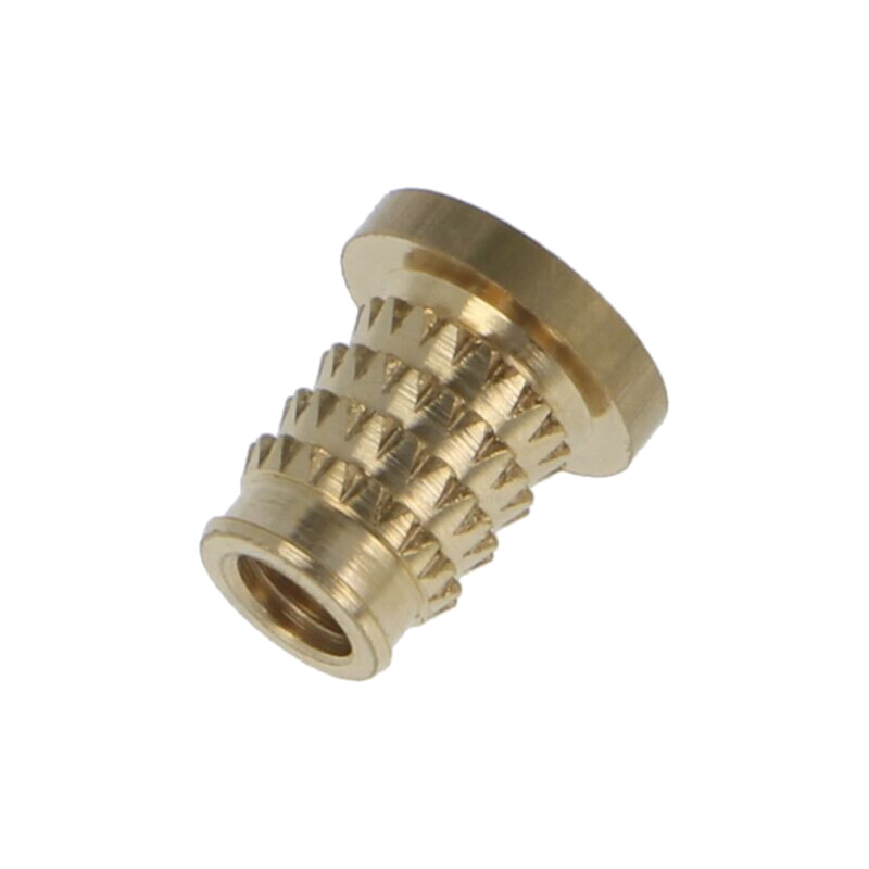 Adaos filetat; alamă; M4; BN 37898; Lung: 8,5mm; pt.plastic Adaos filetat; alamă; M4; BN 37898; Lung: 8,5mm; pt.plastic