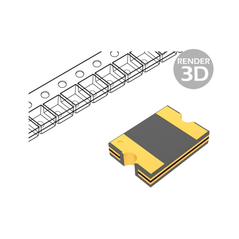 Siguranţă: polimerică PTC; 300mA; Imax: 10A; PCB,SMT; MF-SM; 1812 Siguranţă: polimerică PTC; 300mA; Imax: 10A; PCB,SMT; MF-SM; 1812