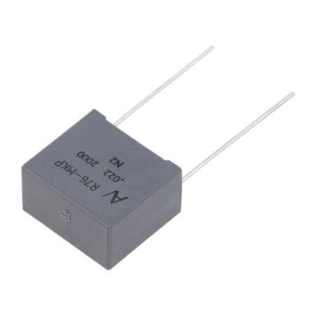 Condensator: cu polipropilenă; 0,022uF; THT; ESR: 28,94mΩ; R76; ±5%