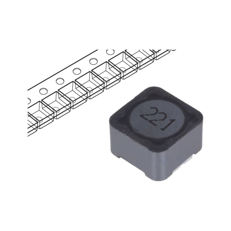 Inductor: fir; SMD; 220uH; 1,16A; 390mΩ; ±20%; 12x12x8mm; -40÷125°C Inductor: fir; SMD; 220uH; 1,16A; 390mΩ; ±20%; 12x12x8mm; -40÷125°C
