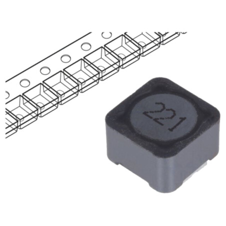 Inductor: fir; SMD; 220uH; 1,16A; 390mΩ; ±20%; 12x12x8mm; -40÷125°C