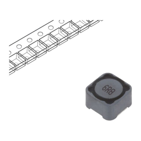 Inductor: fir; SMD; 6,8uH; 6,4A; 14mΩ; ±20%; 12x12x8mm; -40÷125°C