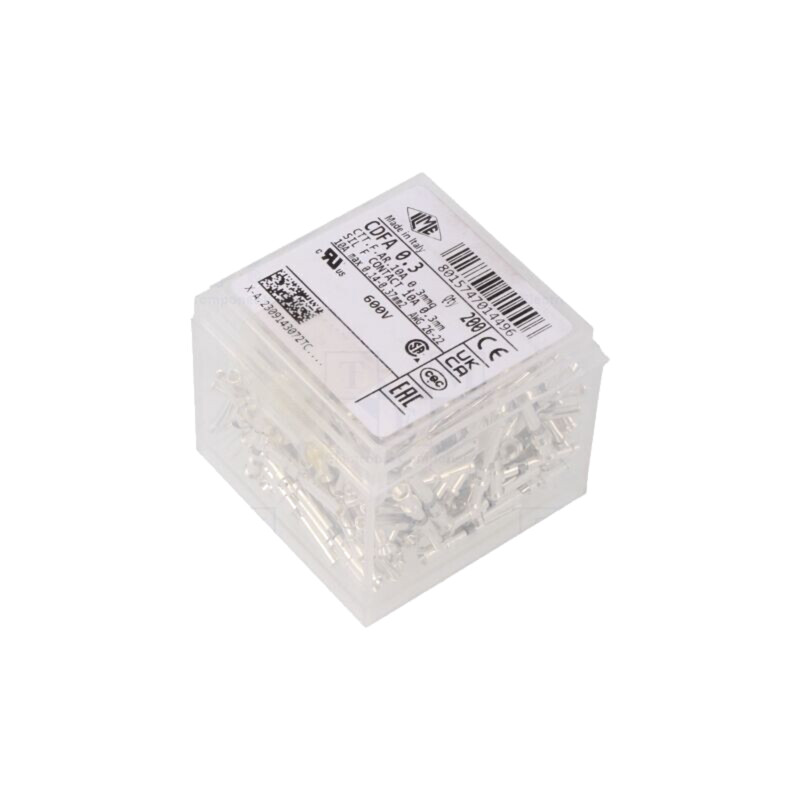Pin; mamă; aliaj cupru; argintat; 0,14÷0,37mm2; 26AWG÷22AWG; 10A Pin; mamă; aliaj cupru; argintat; 0,14÷0,37mm2; 26AWG÷22AWG; 10A