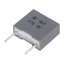 Condensator: cu polipropilenă; R76; 1nF; 1kVDC; 400VAC; 10x4x9mm