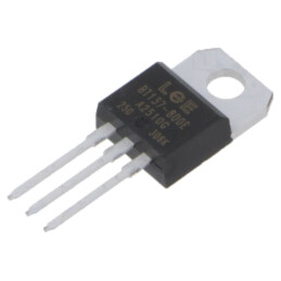 Triac; 800V; 8A; TO220AB; Igt: 10mA; Ufmax: 1,7V