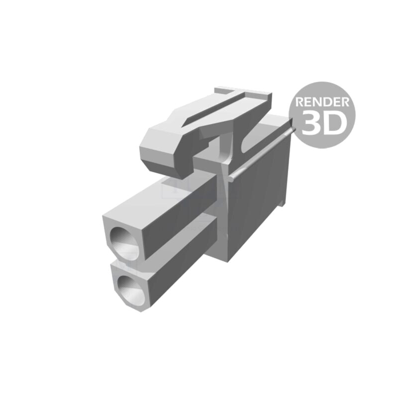 Conector: cablu-cablu; mufă; mamă; PIN: 2; 600V; pe cablu; 4,14mm Conector: cablu-cablu; mufă; mamă; PIN: 2; 600V; pe cablu; 4,14mm