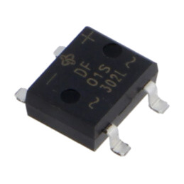 Punte redresoare: monofazat; Urmax: 100V; If: 1A; Ifsm: 30A; DFS; SMT