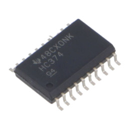 IC: digital; flip-flop D; Ch: 8; SMD; SO20; HC; OUT: cu 3 stări