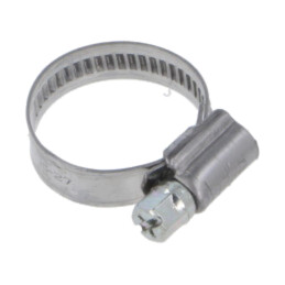 Colier cu şurub de strângere; W: 9mm; Crimpare: 16÷27mm; oţel; WD9