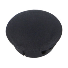 Capac de protecţie; H: 6mm; cu împingere,clichet; neagră; PGM-10
