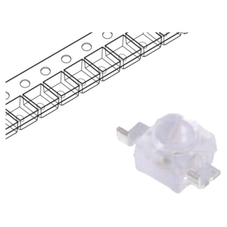 Emiţător IR; 940nm; transparent; 40mW; 50°; 1,15÷1,6VDC; SMD; 100mA