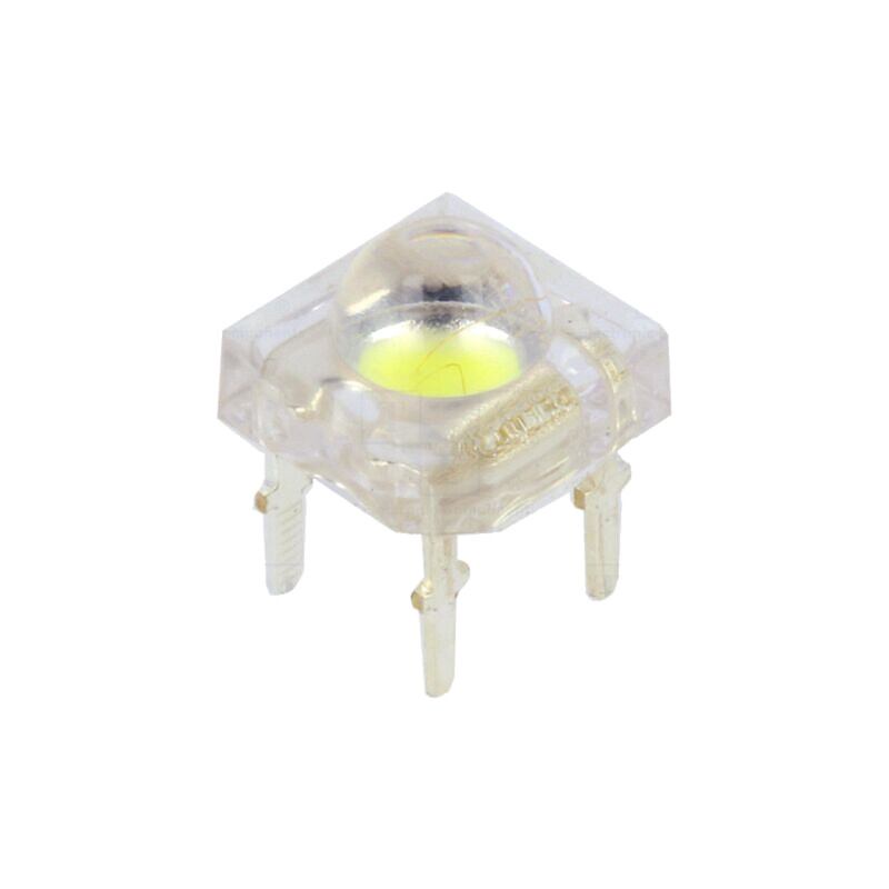 LED Super Flux; alb rece; 7,62x7,62mm; 60÷65lm; 120°; 35mA LED Super Flux; alb rece; 7,62x7,62mm; 60÷65lm; 120°; 35mA