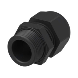 Garnitură de etanşare; fără piuliţă; PG9; IP68; poliamidă; neagră