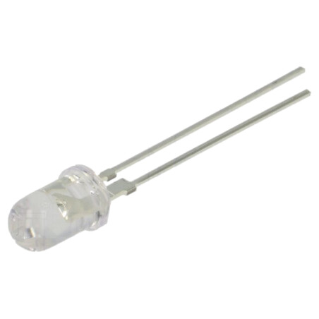 LED; verde; 5mm; 80000mcd; 30°; Parte frontală: convex; 3,2÷3,6VDC
