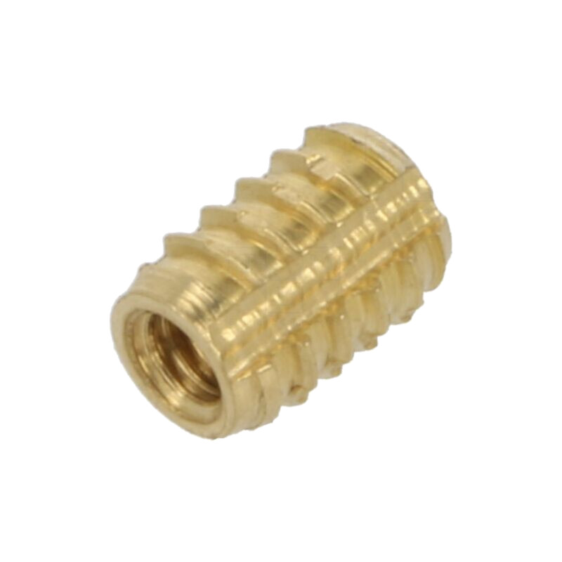 Adaos filetat; alamă; M2; BN 37915; Lung: 4,8mm; pt.plastic Adaos filetat; alamă; M2; BN 37915; Lung: 4,8mm; pt.plastic
