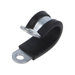 Clipsuri; Øbuclă: 18mm; W: 15mm; oţel; Material protecţie: EPDM