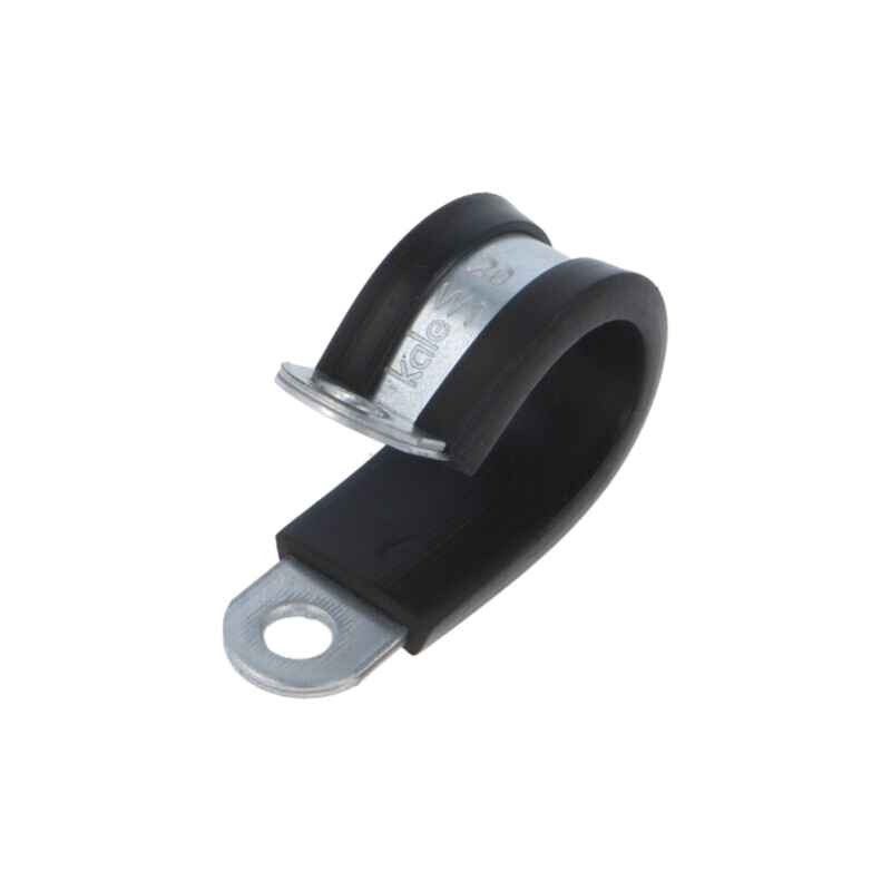 Clipsuri; Øbuclă: 20mm; W: 15mm; oţel; Material protecţie: EPDM Clipsuri; Øbuclă: 20mm; W: 15mm; oţel; Material protecţie: EPDM