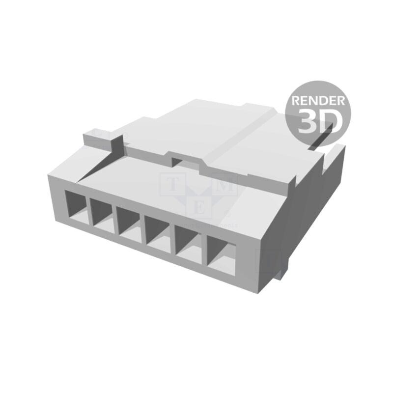 Conector: cablu-cablu; mufă; tată; PIN: 6; EI; drept; pe cablu; 2,5mm Conector: cablu-cablu; mufă; tată; PIN: 6; EI; drept; pe cablu; 2,5mm