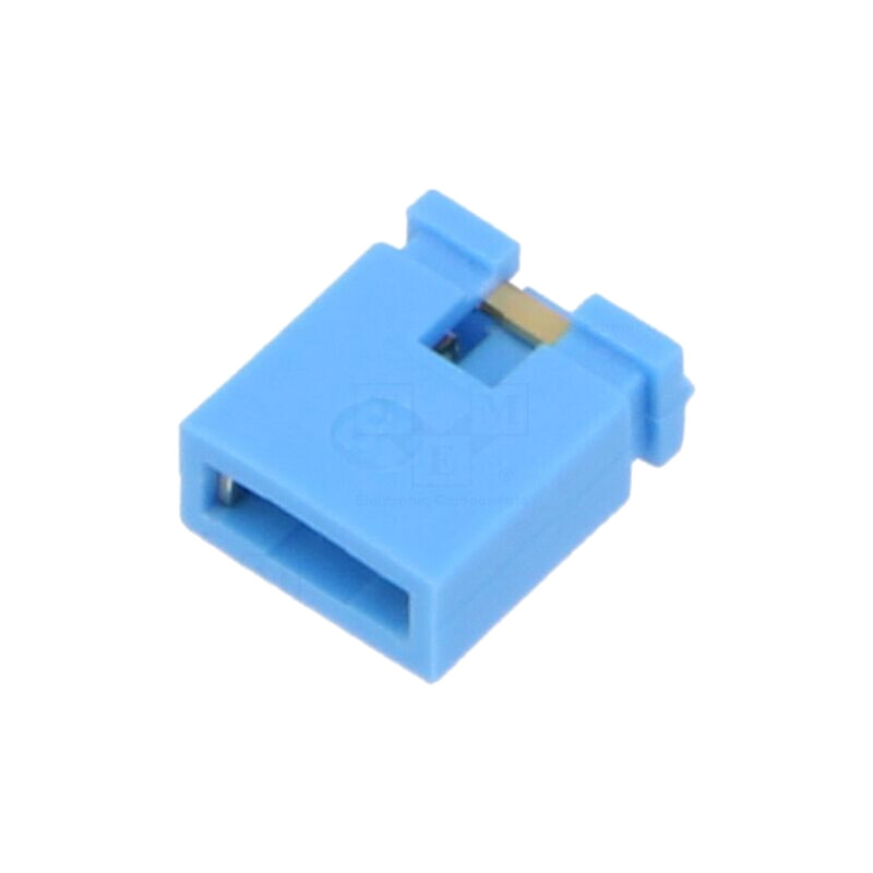 Conector: şiruri pini; jumper; mamă; 2,54mm; 1x2; Placare: aurit