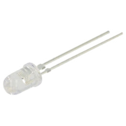 LED; albastru; 5mm; 25000mcd; 30°; Parte frontală: convex; -30÷85°C