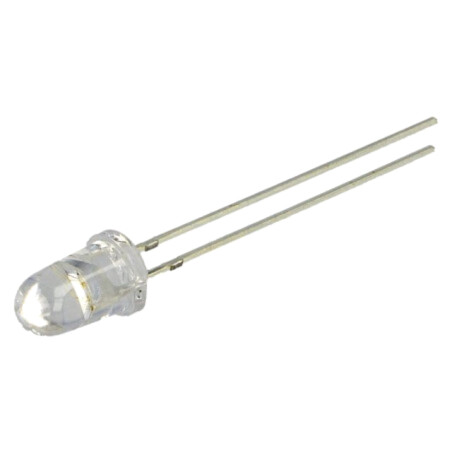 LED; verde; 5mm; 220000÷250000mcd; 15°; Parte frontală: convex