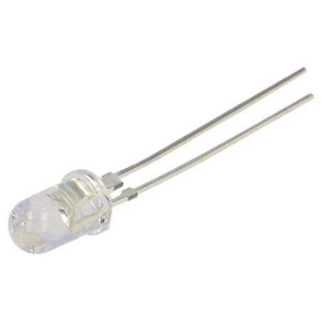 LED; portocalie; 5mm; 60000mcd; 30°; Parte frontală: convex; 224mW