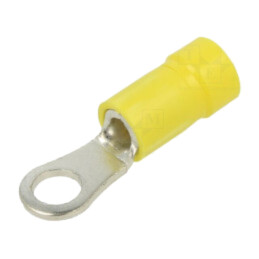 Vârf: inelar; Ø: 5mm; 4÷6mm2; crimpat; pe cablu; izolată; cositorit